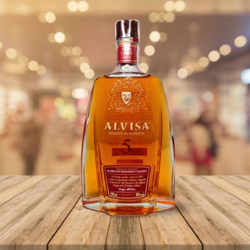 BRANDY ECOLOGICO 5 AÑOS ALVISA 50CL.